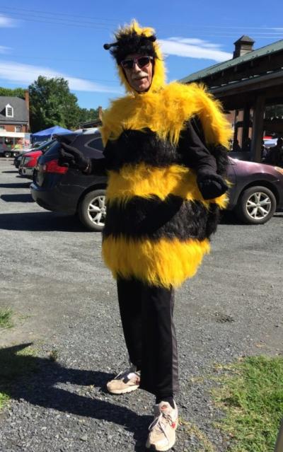 Man in Bee costume