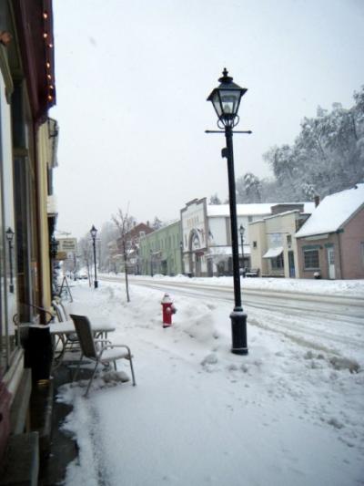 Scottsville street in winter  Credit: Regina Alpaugh